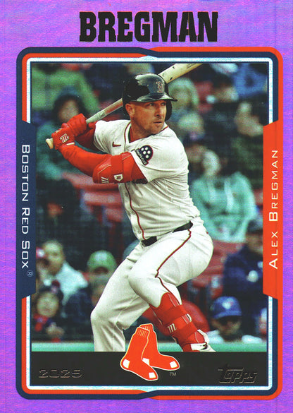 2025 Topps Archives Pink Alex Bregman #214 Boston Red Sox