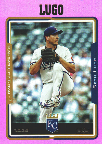 2025 Topps Archives Pink Seth Lugo #215 Kansas City Royals