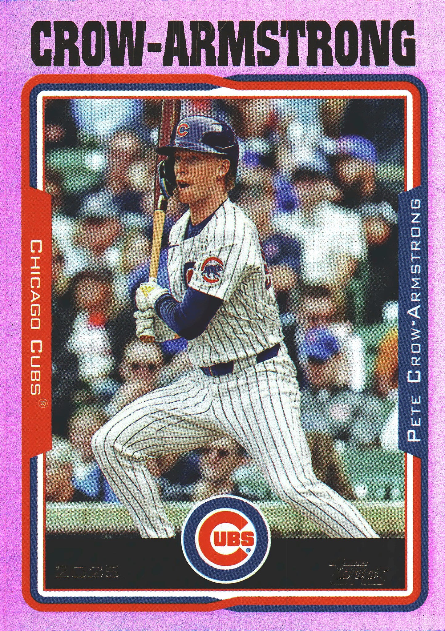 2025 Topps Archives Pink Pete Crow-Armstrong #253 Chicago Cubs
