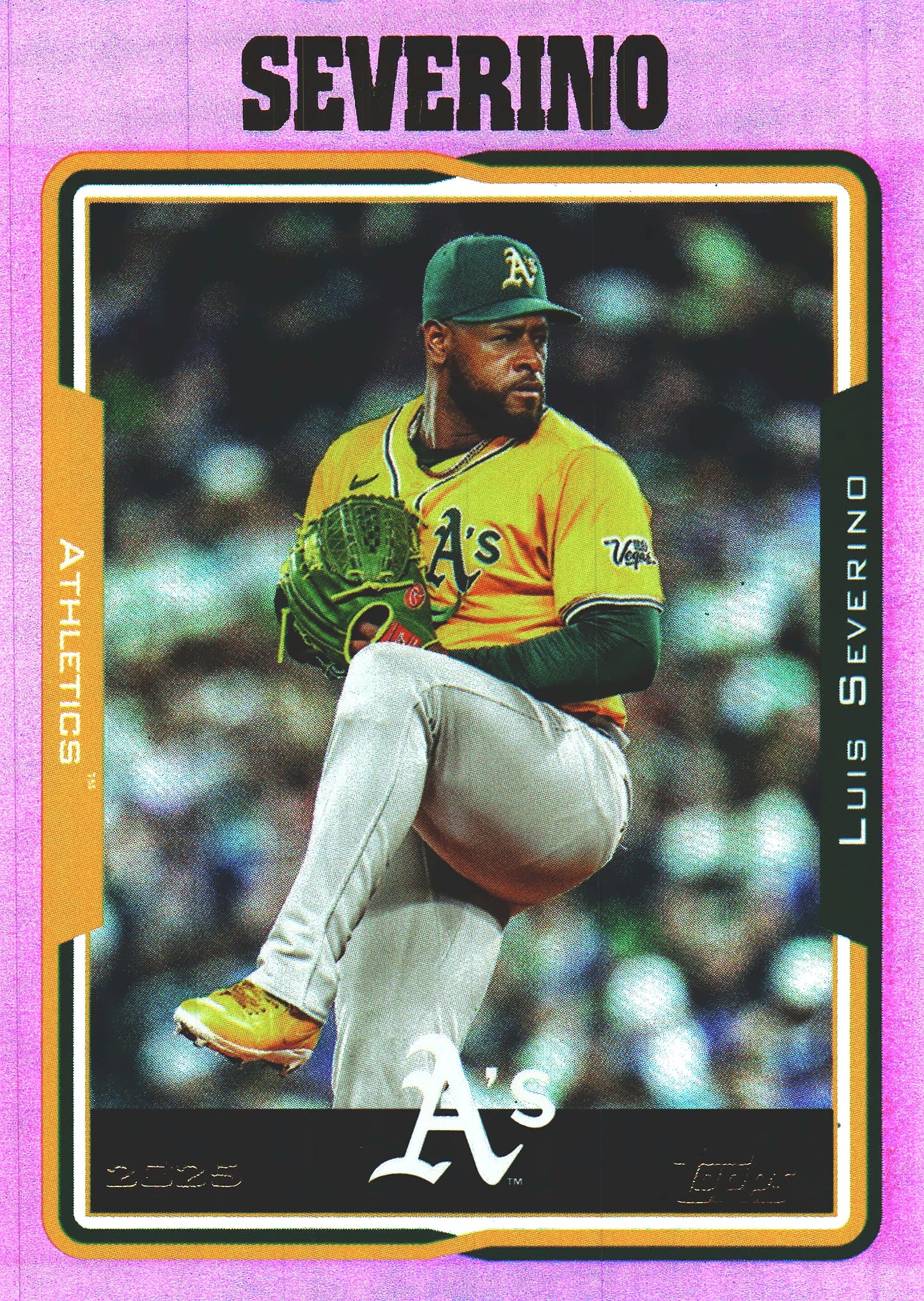 2025 Topps Archives Pink Luis Severino #261 Athletics