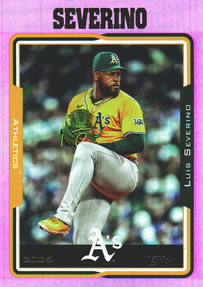 2025 Topps Archives Pink Luis Severino #261 Athletics