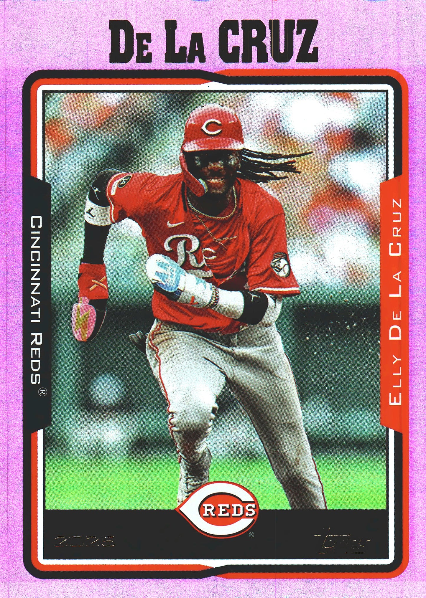 2025 Topps Archives Pink Elly De La Cruz #271 Cincinnati Reds