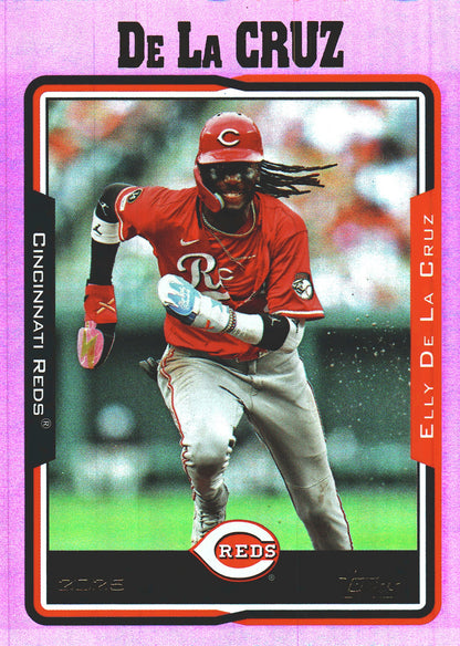 2025 Topps Archives Pink Elly De La Cruz #271 Cincinnati Reds