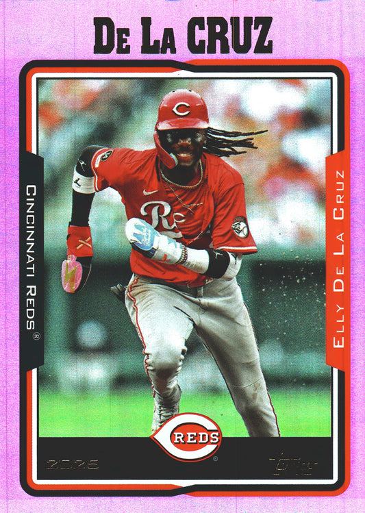 2025 Topps Archives Pink Elly De La Cruz #271 Cincinnati Reds