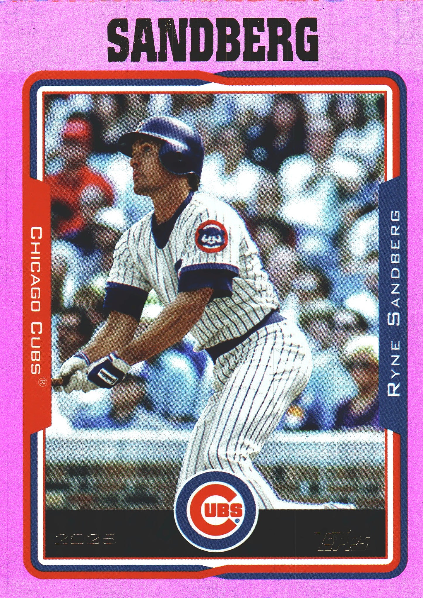 2025 Topps Archives Pink Ryne Sandberg #299 Chicago Cubs