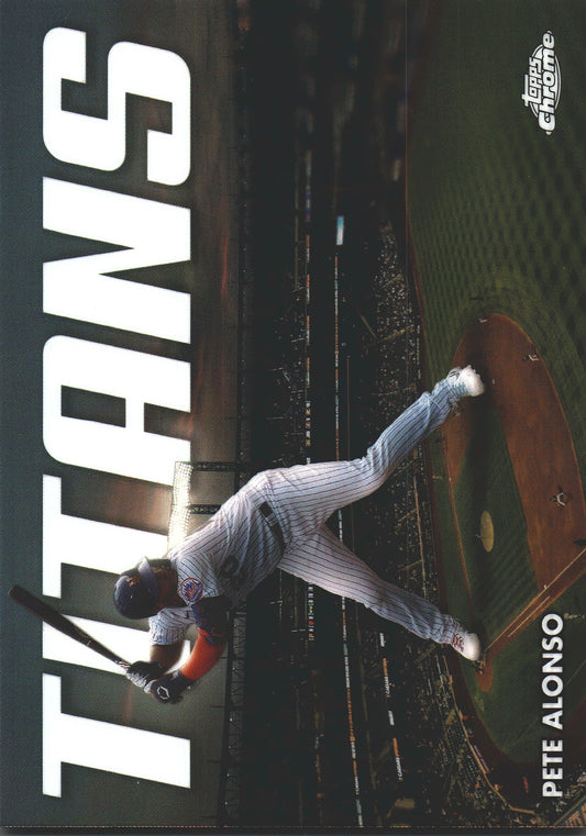 2023 Topps Chrome Update Titans Pete Alonso #CT-13 New York Mets