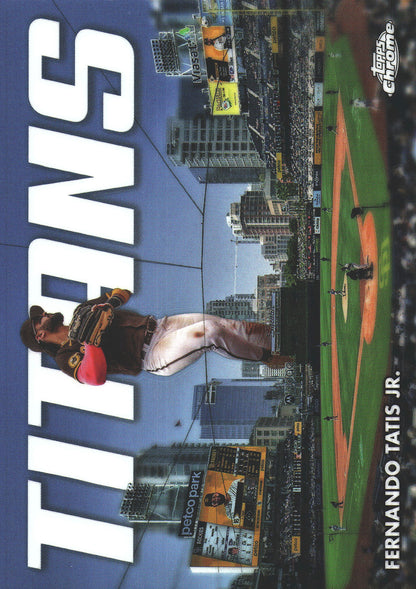 2023 Topps Chrome Update Titans Fernando Tatis Jr. #CT-14 San Diego Padres