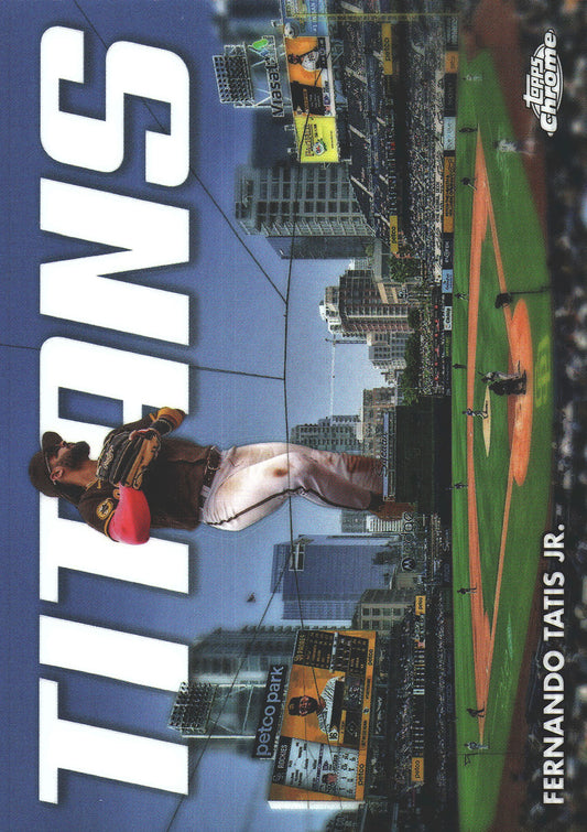 2023 Topps Chrome Update Titans Fernando Tatis Jr. #CT-14 San Diego Padres