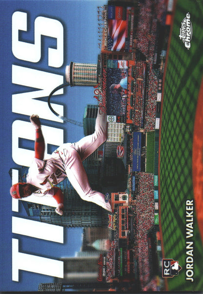 2023 Topps Chrome Update Titans Jordan Walker #CT-15 St. Louis Cardinals