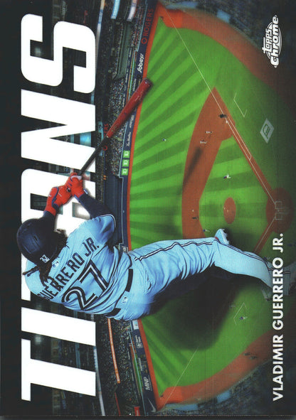 2023 Topps Chrome Update Titans Vladimir Guerrero Jr. #CT-16 Toronto Blue Jays