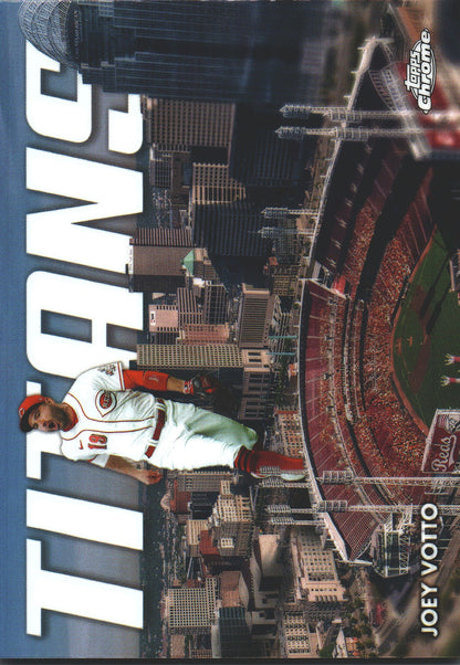 2023 Topps Chrome Update Titans Joey Votto #CT-20 Cincinnati Reds