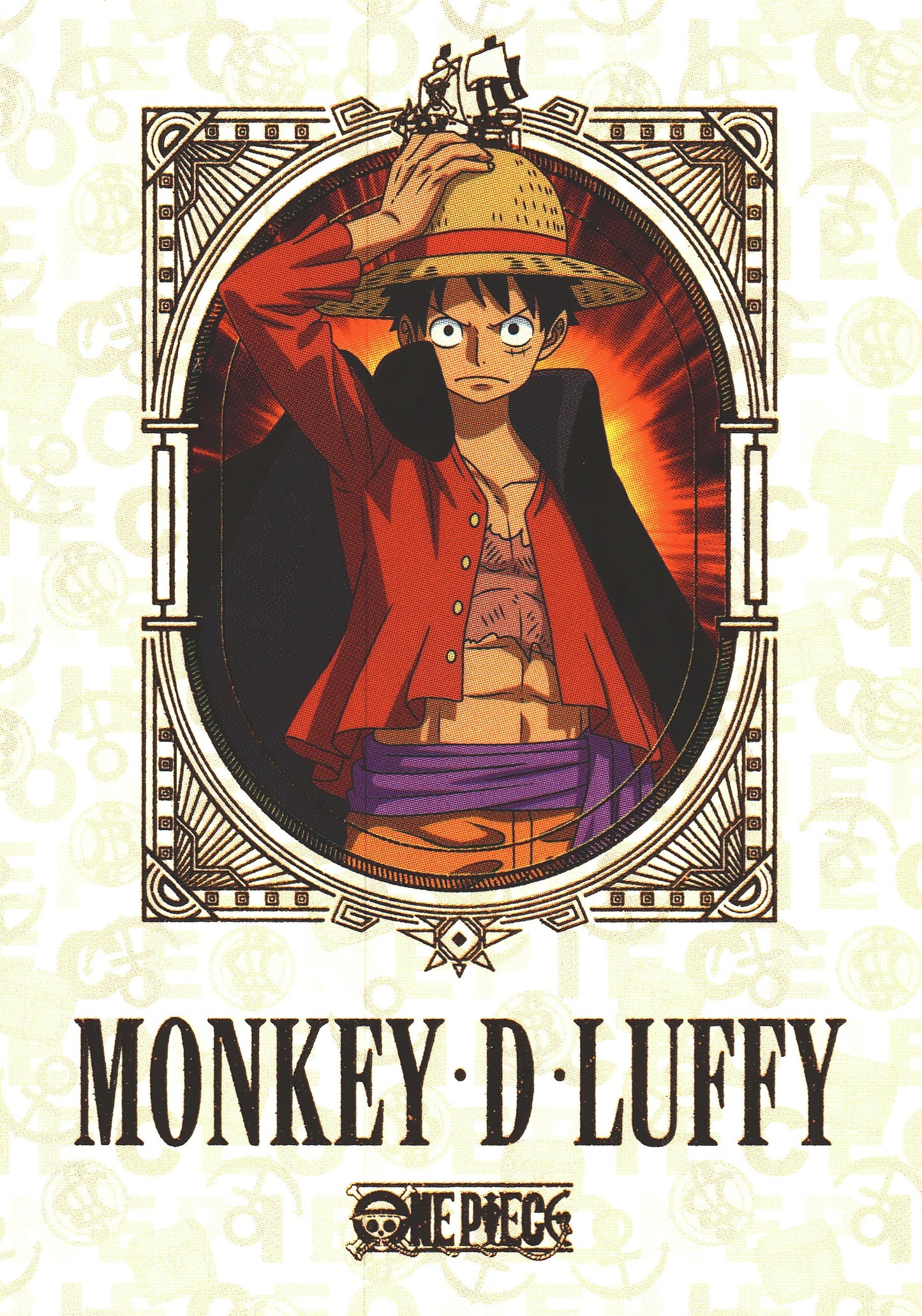 2024 Panini One Piece Treasures Monkey D. Luffy Character #1