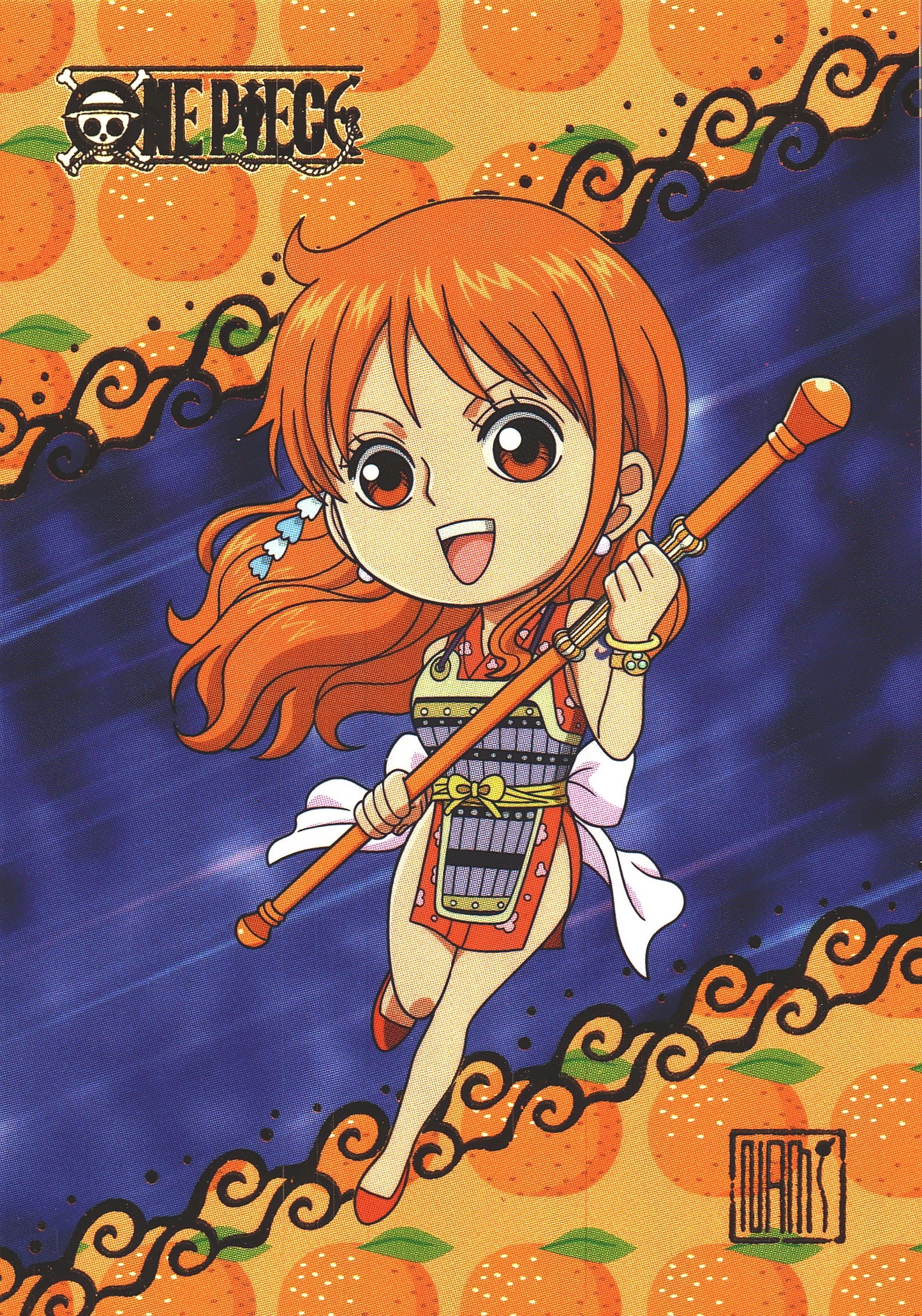 2024 Panini One Piece Treasures Nami Chibi #33