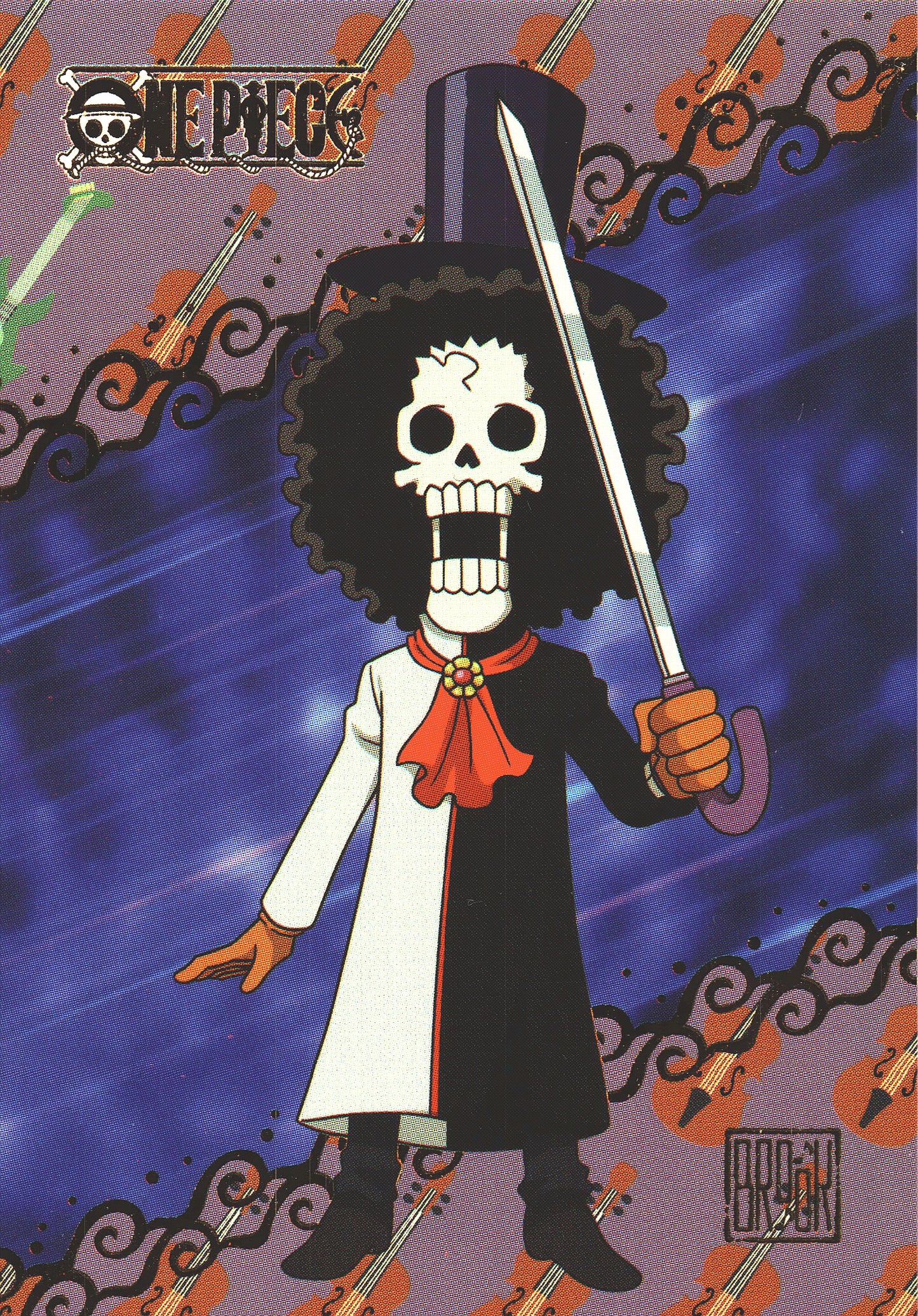 2024 Panini One Piece Treasures Brook Chibi #39