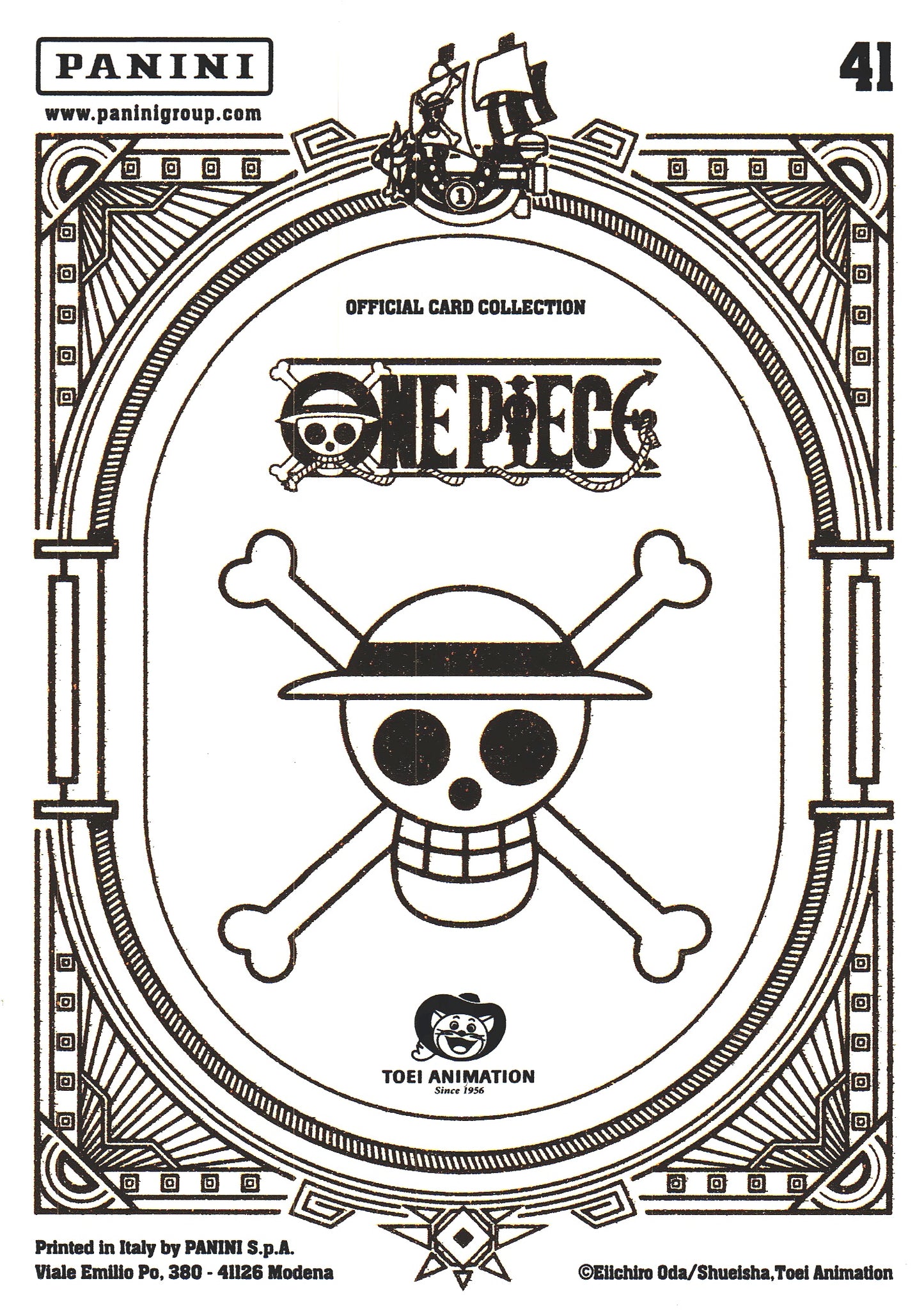 2024 Panini One Piece Treasures Luffy Silver #41