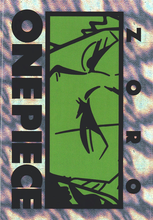 2024 Panini One Piece Treasures Space Holo /90 Zoro Silver #42