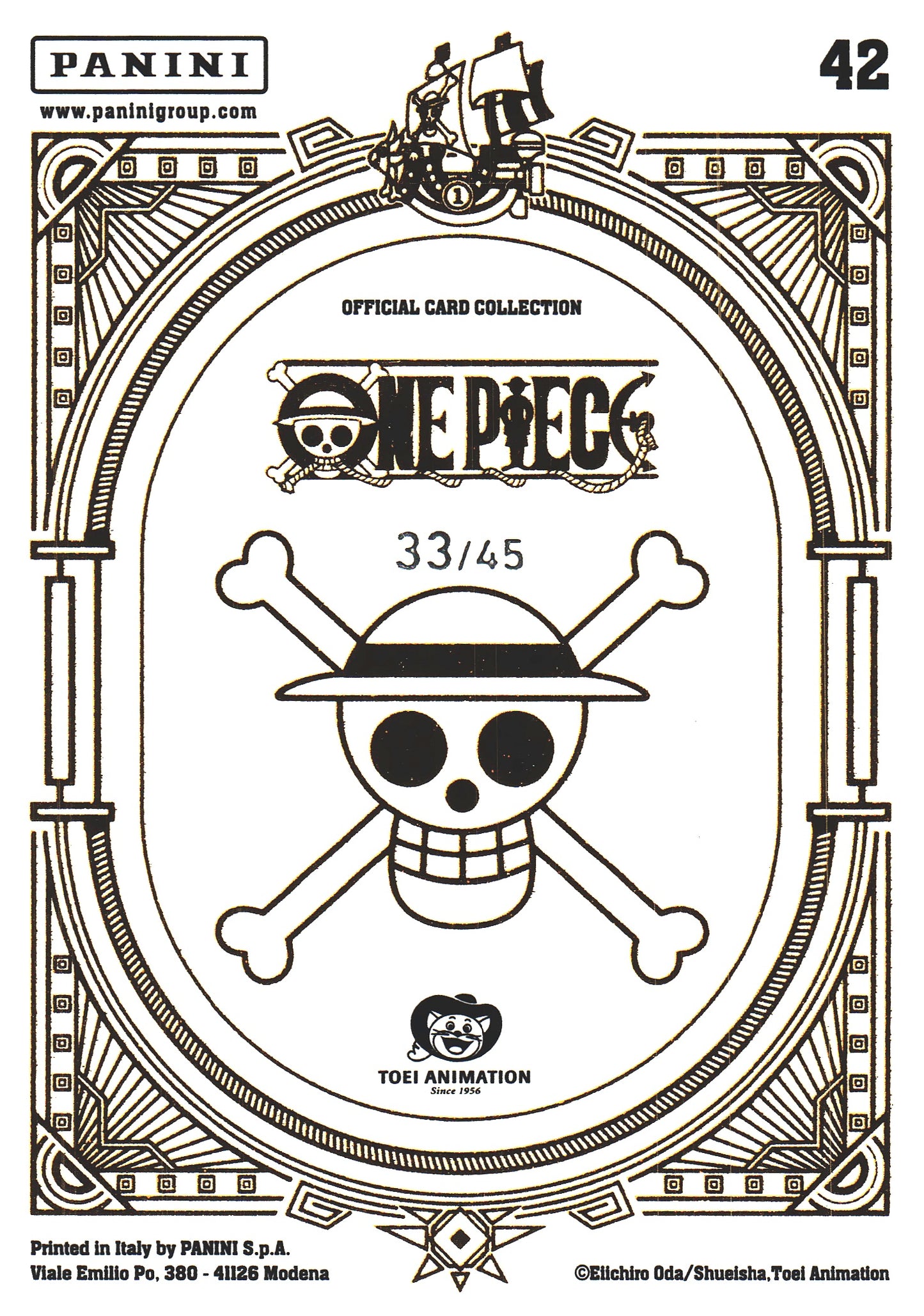 2024 Panini One Piece Treasures Space Holo /90 Zoro Silver #42