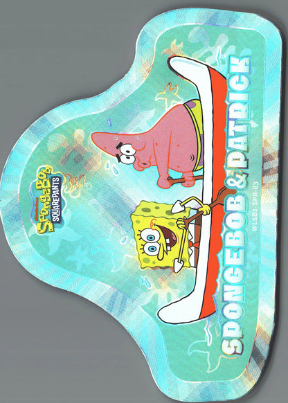 2024 Wondercard Viacom Spongebob Die-cut and patrick SPR #03