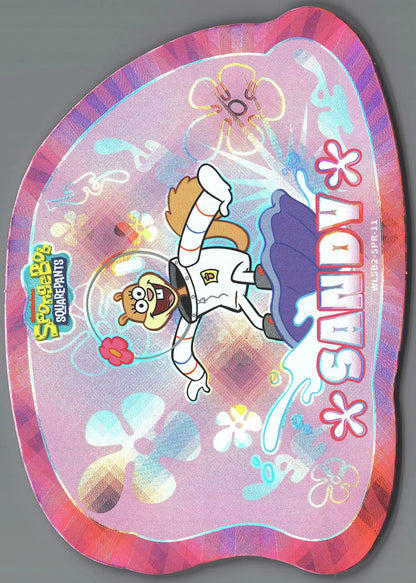 2024 Wondercard Viacom Spongebob Die-cut Sandy SPR #11