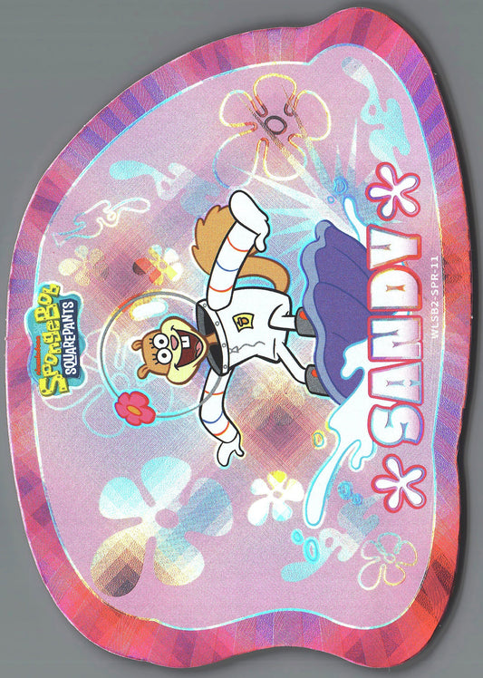 2024 Wondercard Viacom Spongebob Die-cut Sandy SPR #11