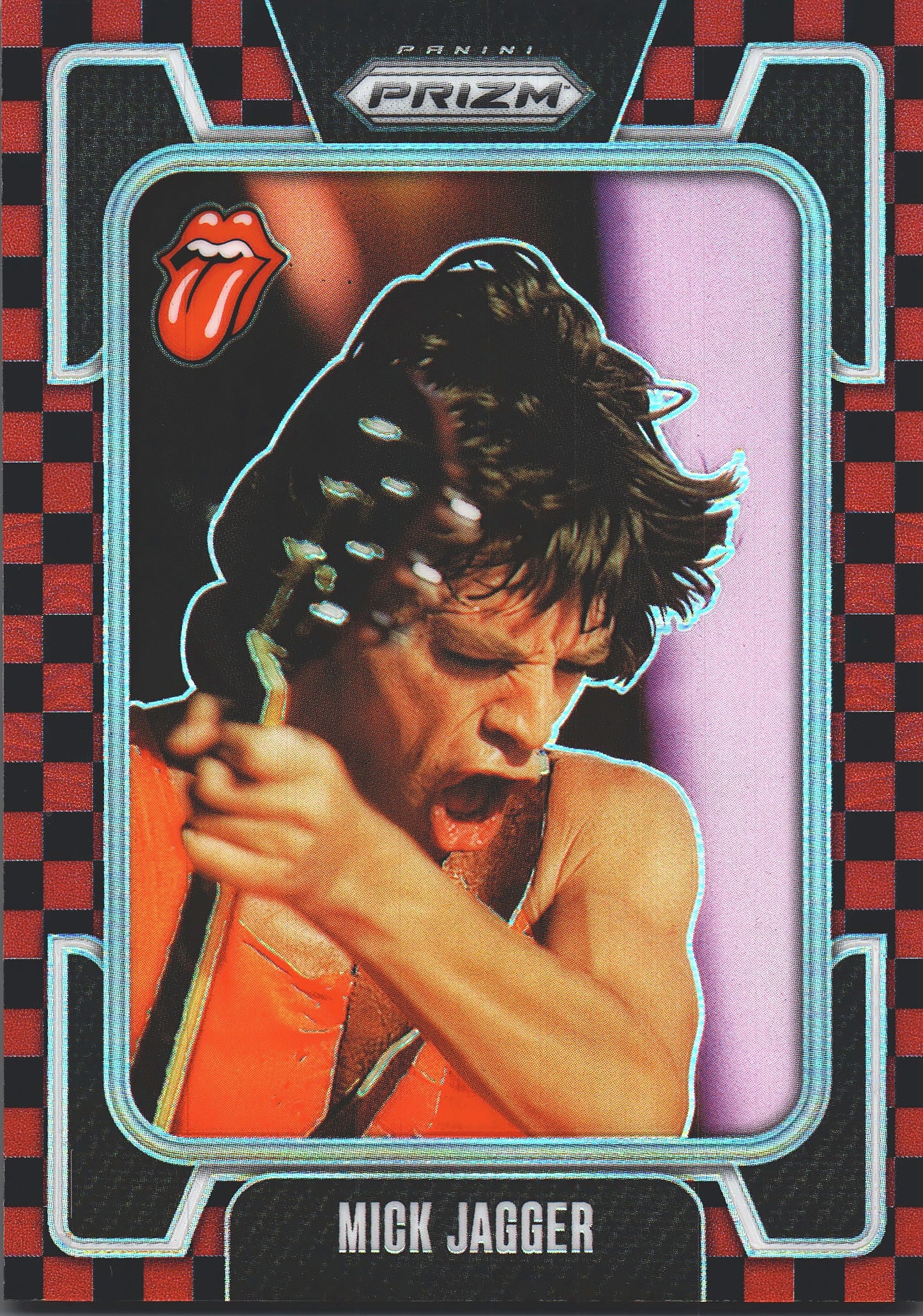 2025 Panini Prizm The Rolling Stones Red and black checker /179 Mick Jagger #39