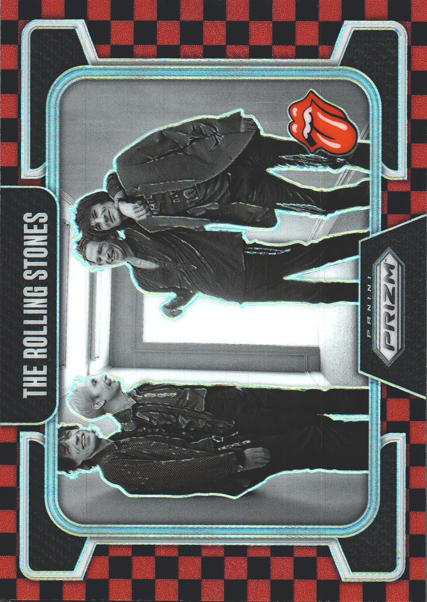 2025 Panini Prizm The Rolling Stones Red and black checker /179 #54