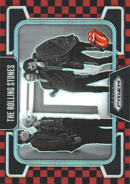 2025 Panini Prizm The Rolling Stones Red and black checker /179 #54