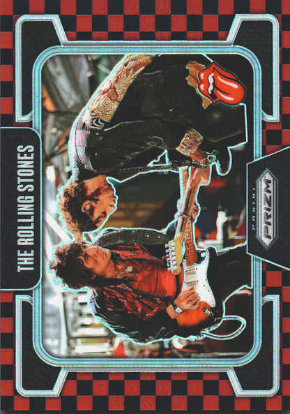 2025 Panini Prizm The Rolling Stones Red and black checker /179  #60