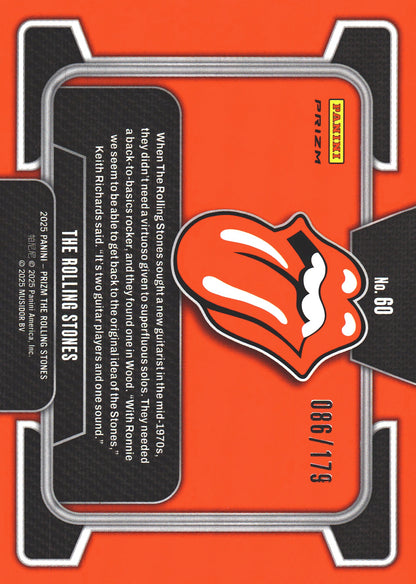 2025 Panini Prizm The Rolling Stones Red and black checker /179  #60