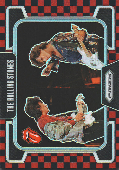 2025 Panini Prizm The Rolling Stones Red and black checker /179 #66