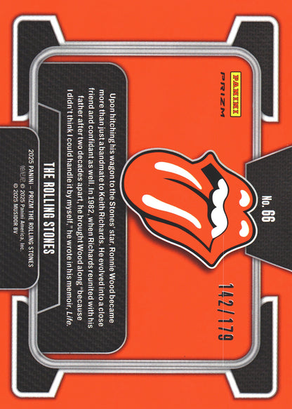2025 Panini Prizm The Rolling Stones Red and black checker /179 #66