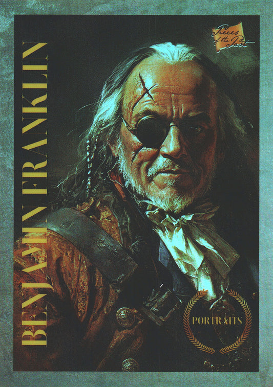 2025 Pieces of the Past Pirates Portraits Benjamin Franklin #I-672