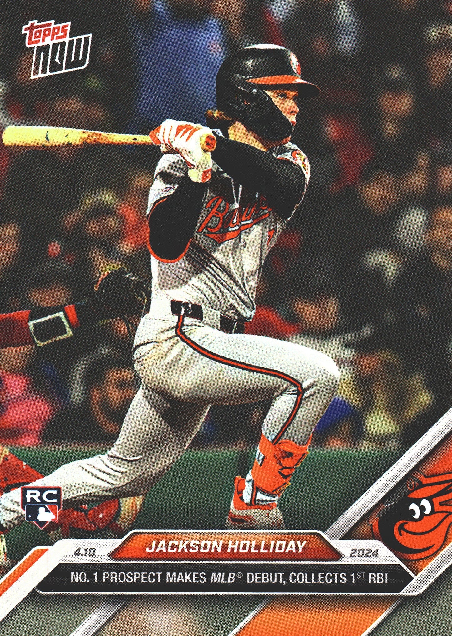2024 Topps Now Jackson Holliday RC #61 Baltimore Orioles