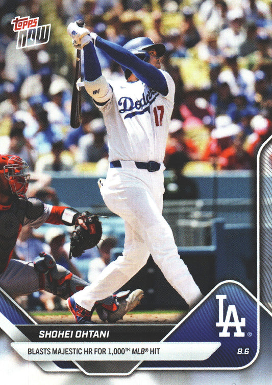 2025 Topps Now Shohei Ohtani #527 Los Angeles Dodgers