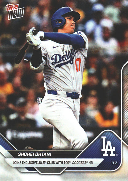 2025 Topps Now Shohei Ohtani #650 Los Angeles Dodgers