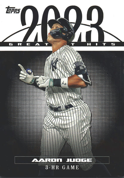 2024 Topps Series 1 2023 Greatest Hits Aaron Judge #23GH-2 New York Yankees