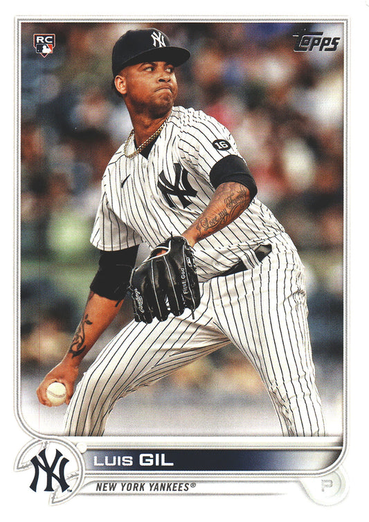 2022 Topps Series 1 Luis Gil RC #131 New York Yankees