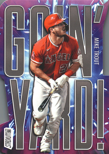 2023 Topps Stadium Club Goin' Yard Mike Trout #GY-2 Los Angeles Angels