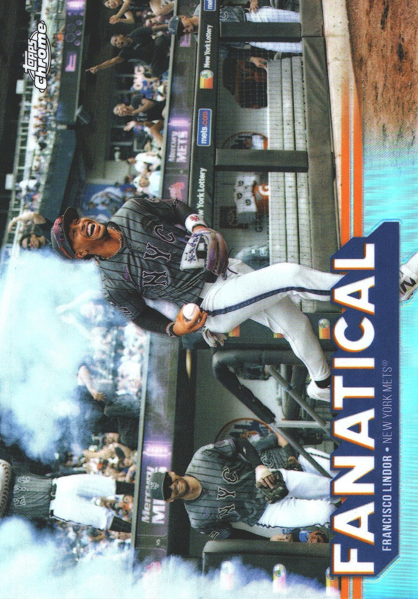 2025 Topps Chrome Fanatical Francisco Lindor #FAN-9 New York Mets