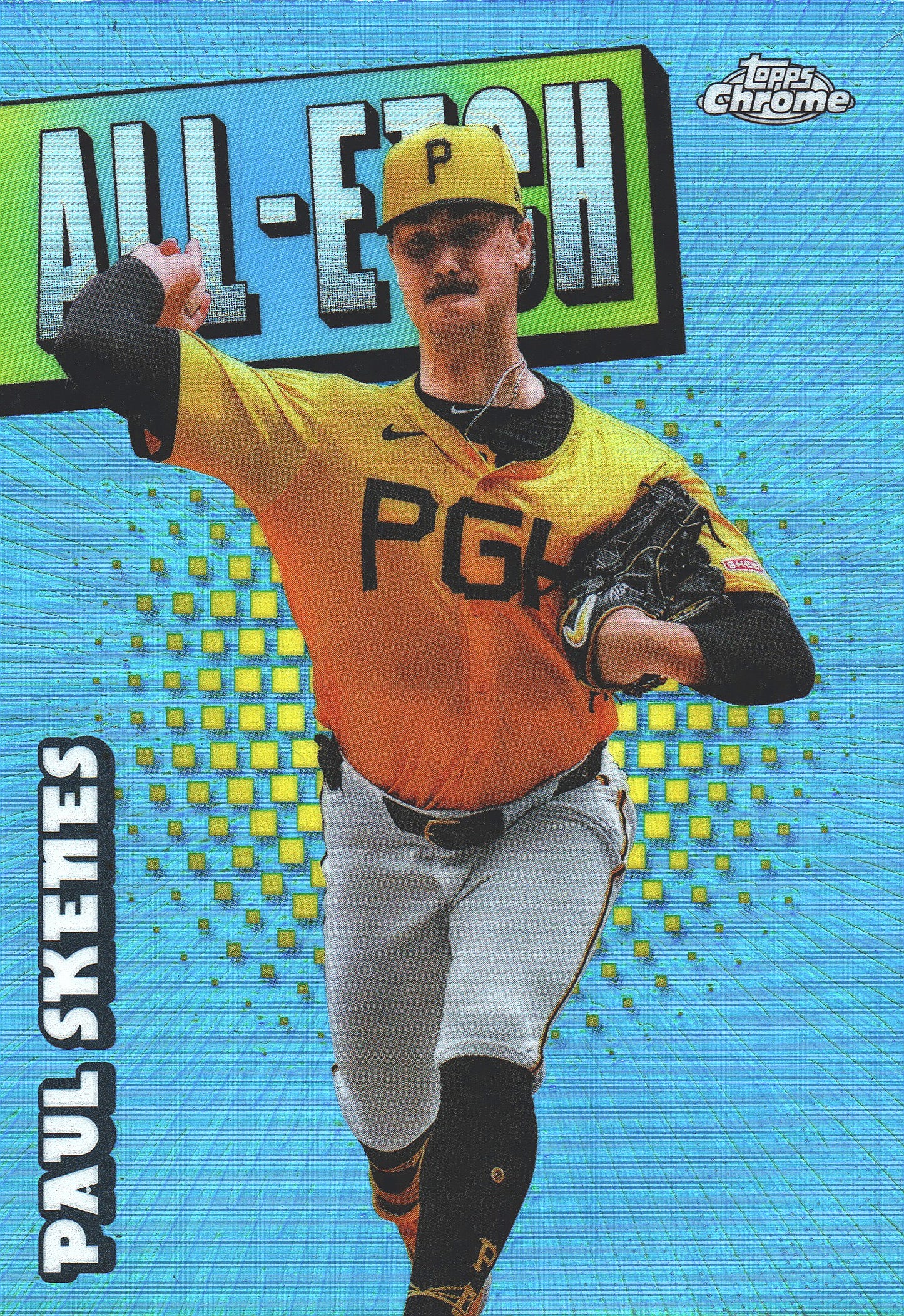 2025 Topps Chrome All-Etch Paul Skenes #CAE-18 Pittsburgh Pirates