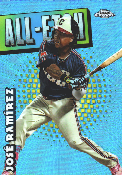 2025 Topps Chrome All-Etch Jose Ramirez #CAE-20 Cleveland Guardians