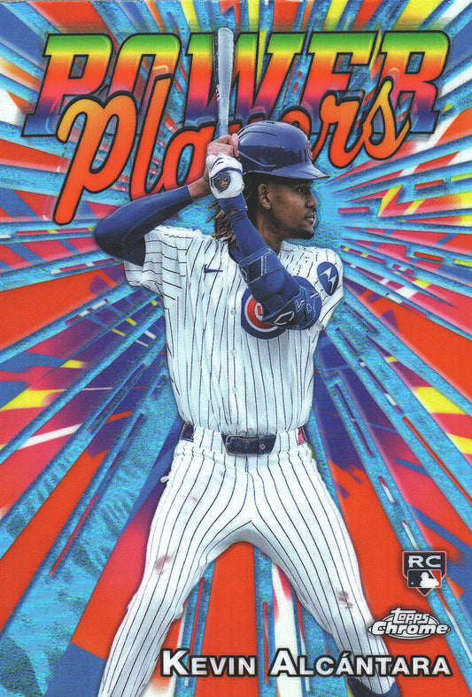 2025 Topps Chrome Power Players Kevin Alcantara #PP-18 Chicago Cubs