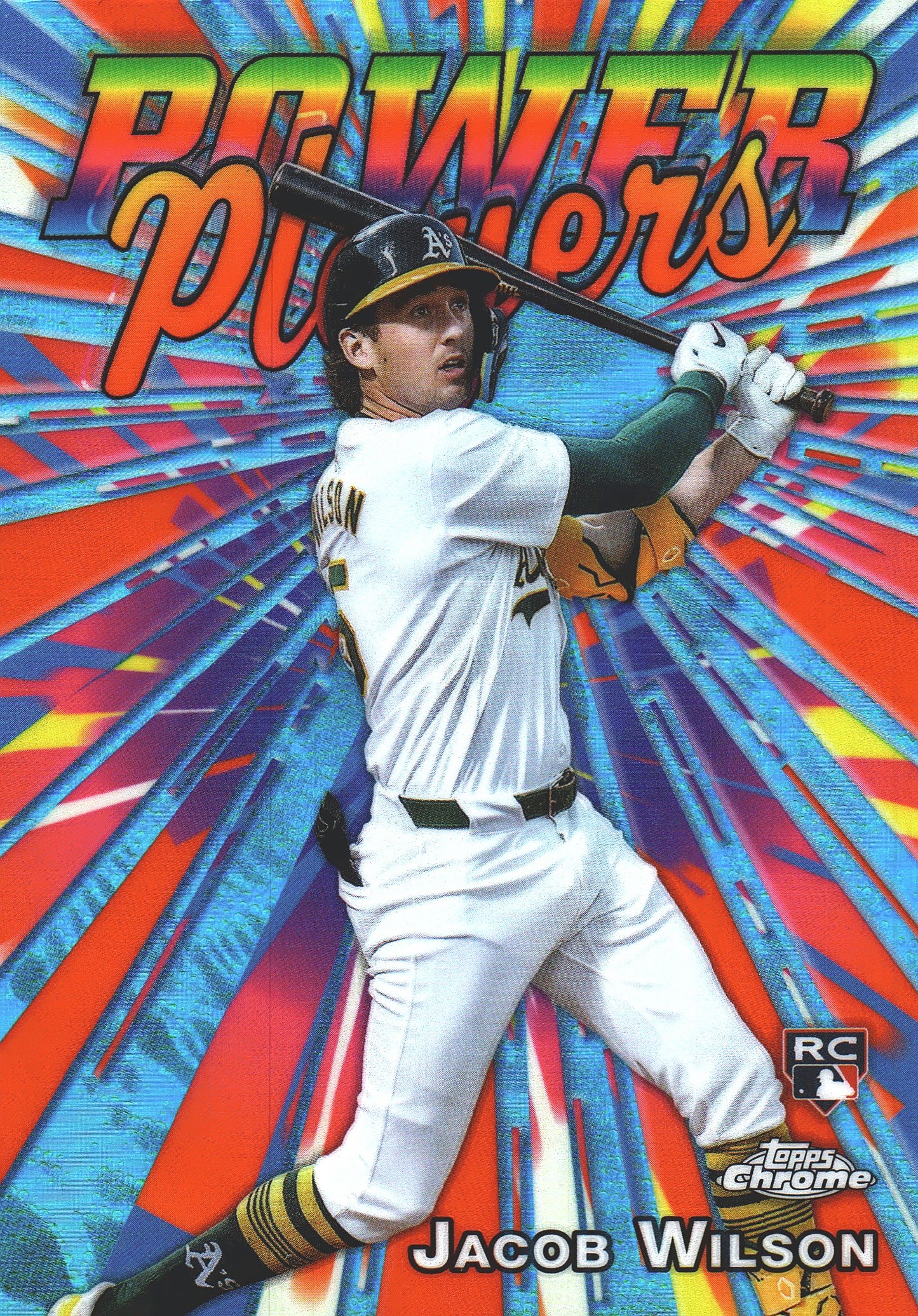 2025 Topps Chrome Power Players Jacob Wilson #PP-22 Athletics