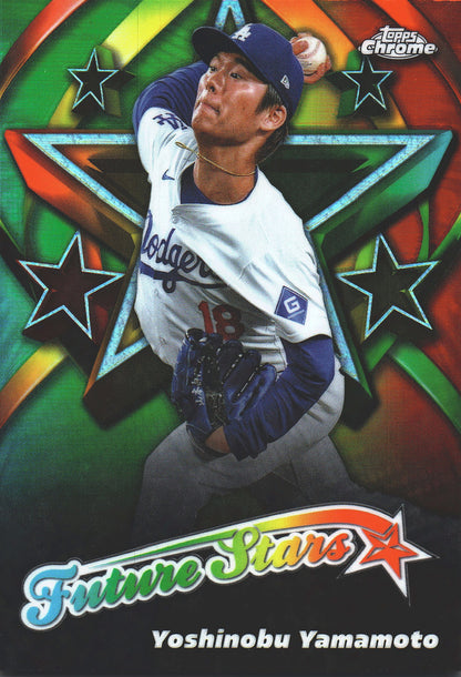 2025 Topps Chrome Future Stars Yoshinobu Yamamoto #FS-6 Los Angeles Dodgers