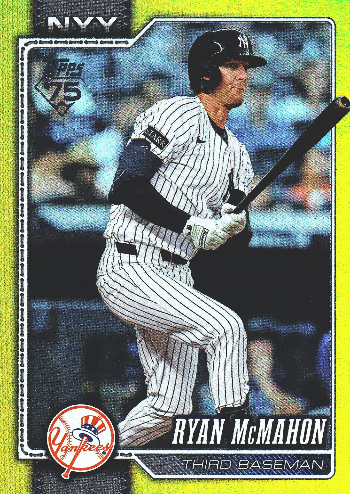 2026 Topps Series 1 Yellow Rainbow Foil /399 Ryan McMahon #248 New York Yankees
