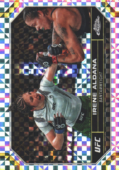 2024 Topps Chrome UFC X-Fractor Irene Aldana #78