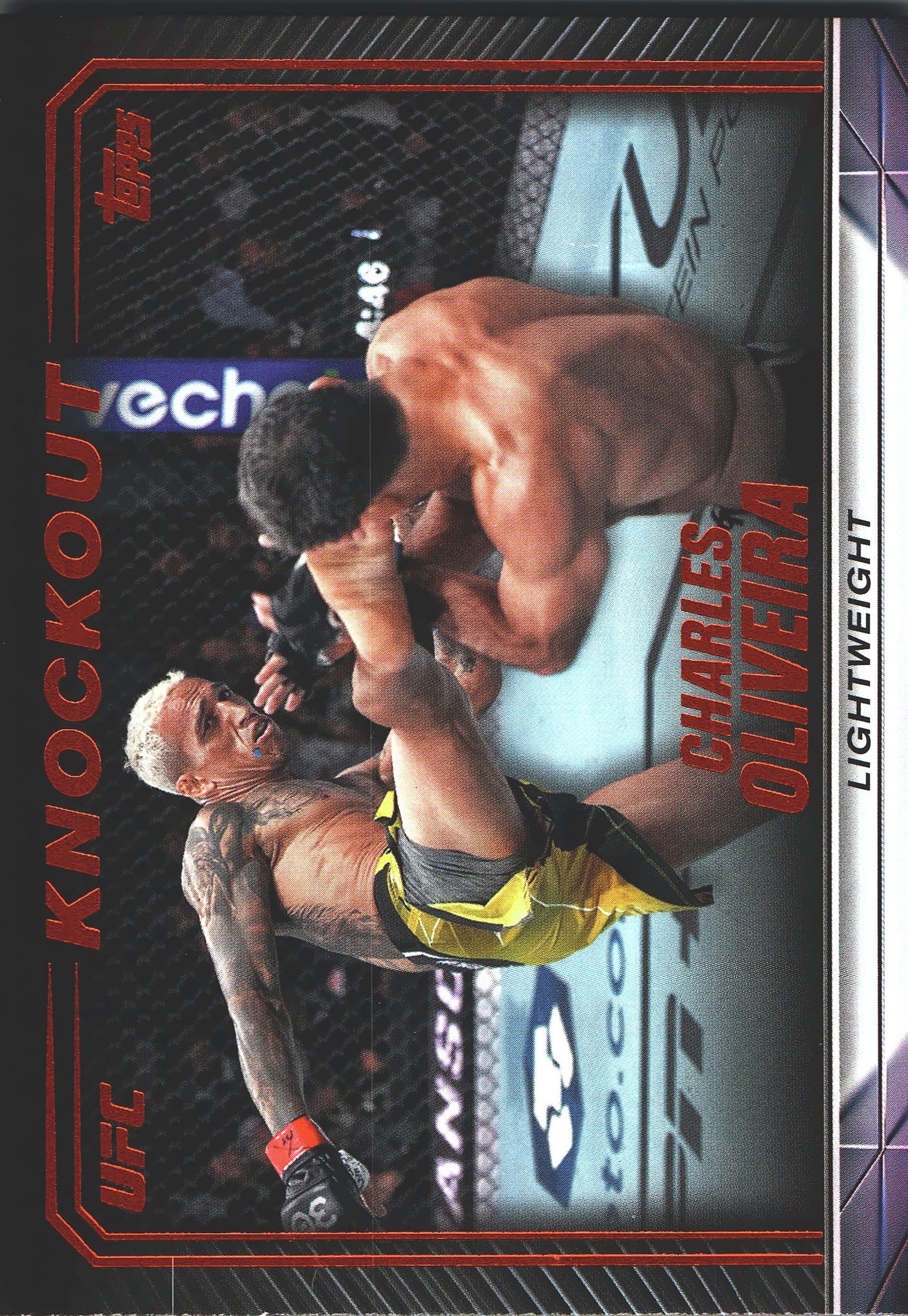 2024 Topps Knockout UFC Orange Charles Oliveira #43