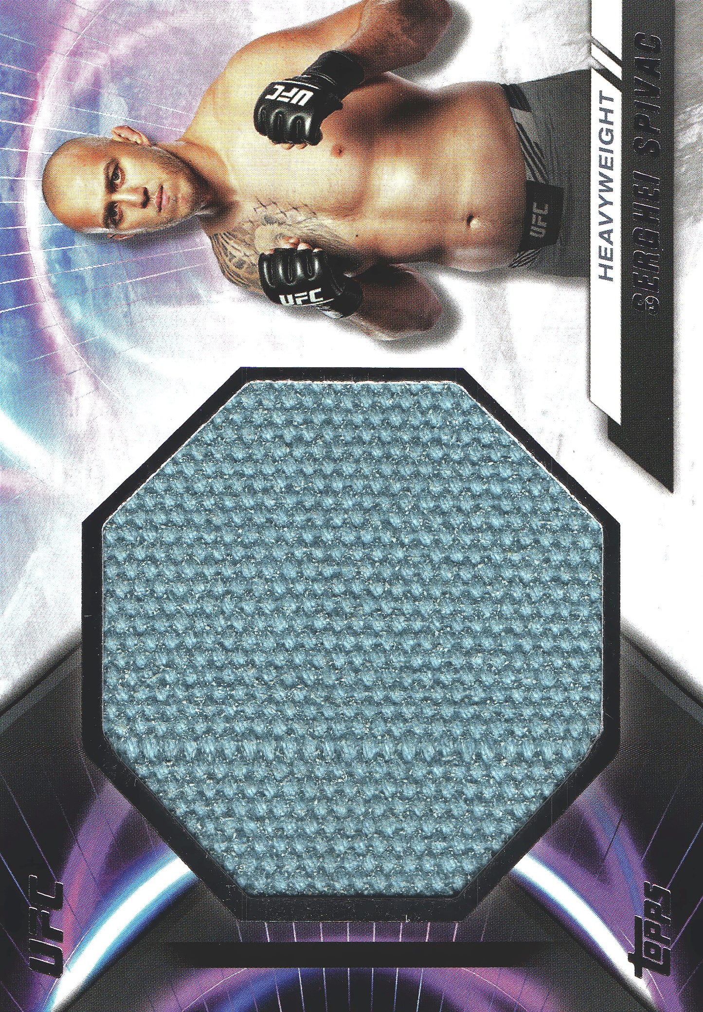 2024 Topps Chrome UFC Jumbo Fight Mat Relics Serghei Spivac #JFM-SS