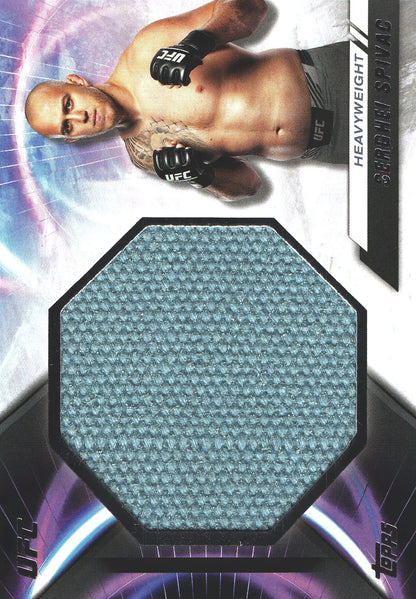 2024 Topps Chrome UFC Jumbo Fight Mat Relics Serghei Spivac #JFM-SS