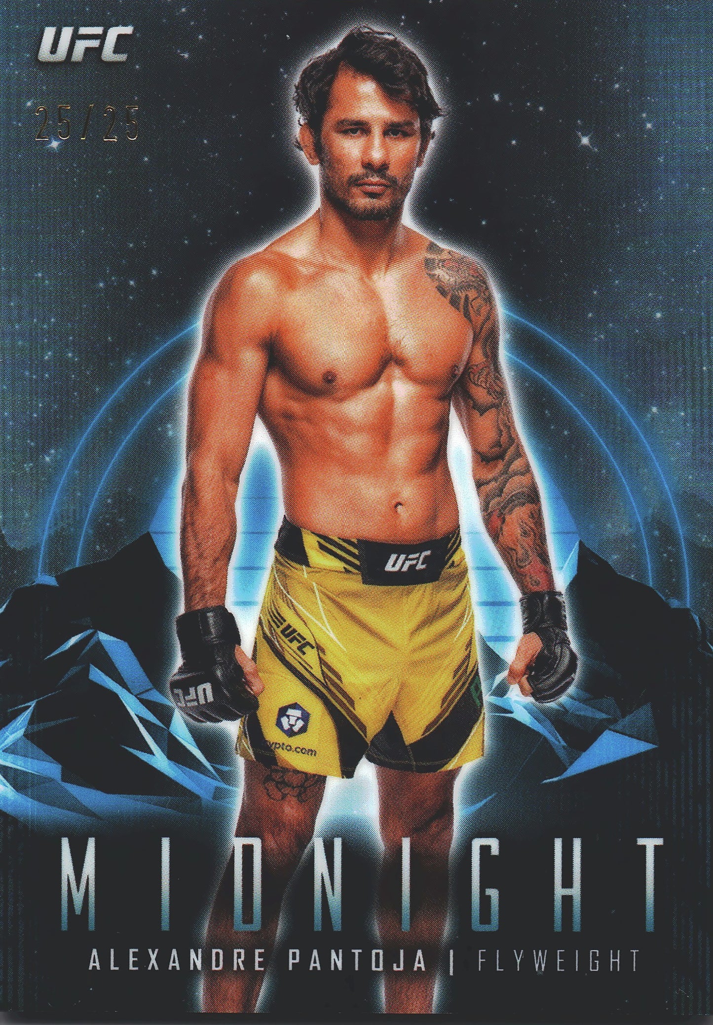 2024 Topps Midnight UFC Moonrise Alexandre Pantoja /25 #8